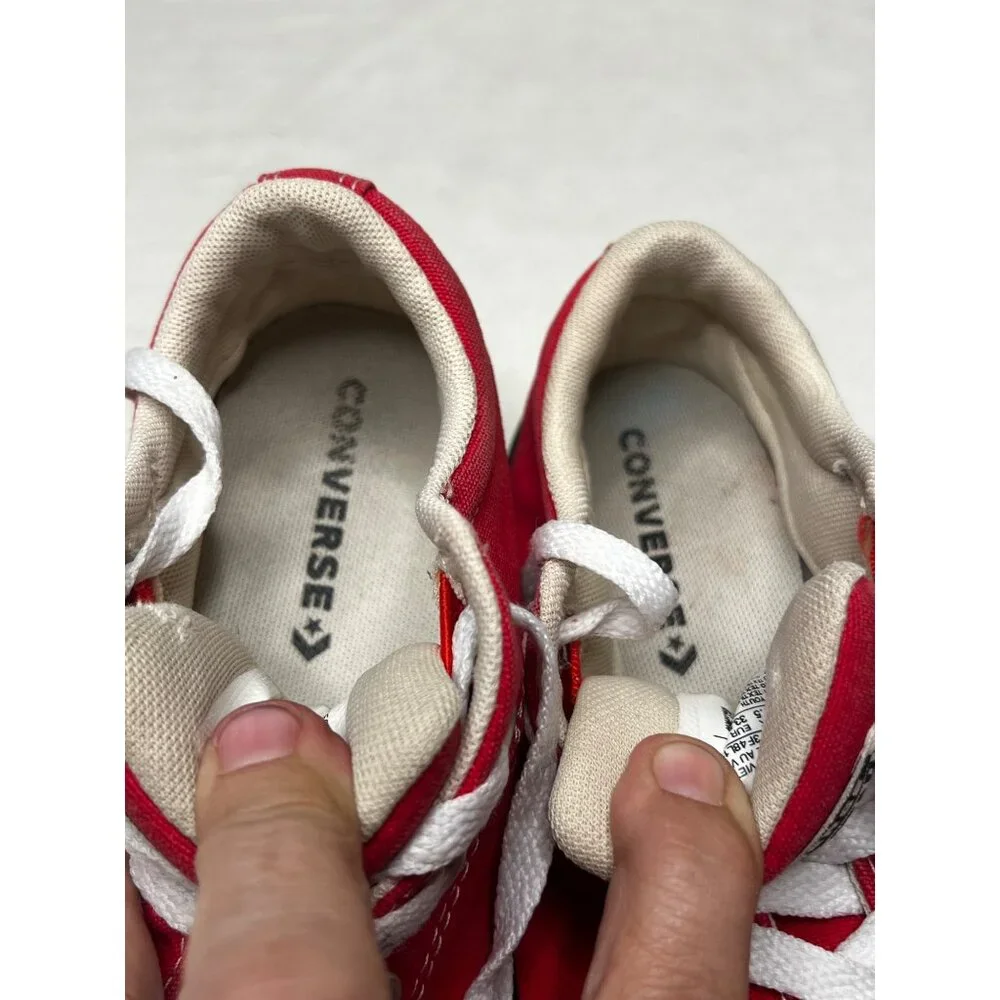 Converse CTAS Street Slip-On Youth Size 2 A01700F Red Casual Shoes School